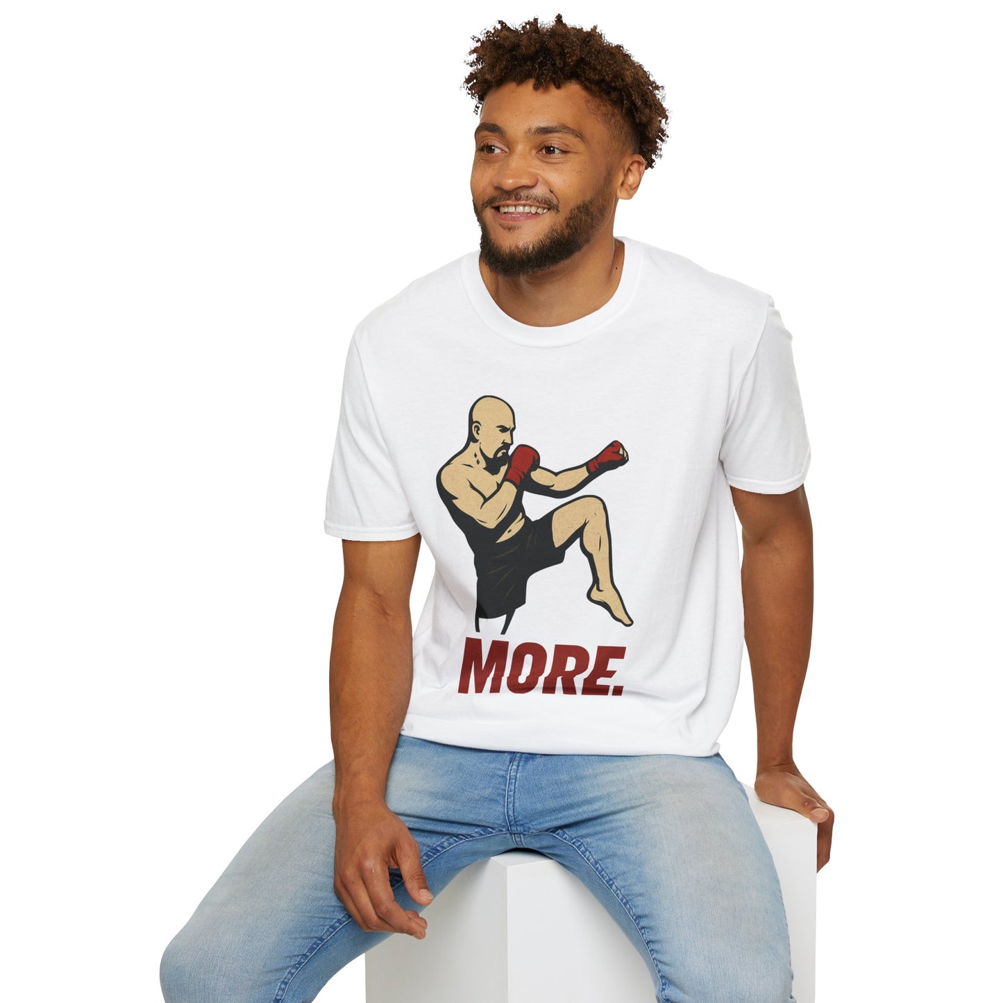 "More, Coiled" - Motivational Fitness T-Shirt, Workout Tee, Athletic Shirt, Gym Apparel, Gift for Fitness Enthusiasts