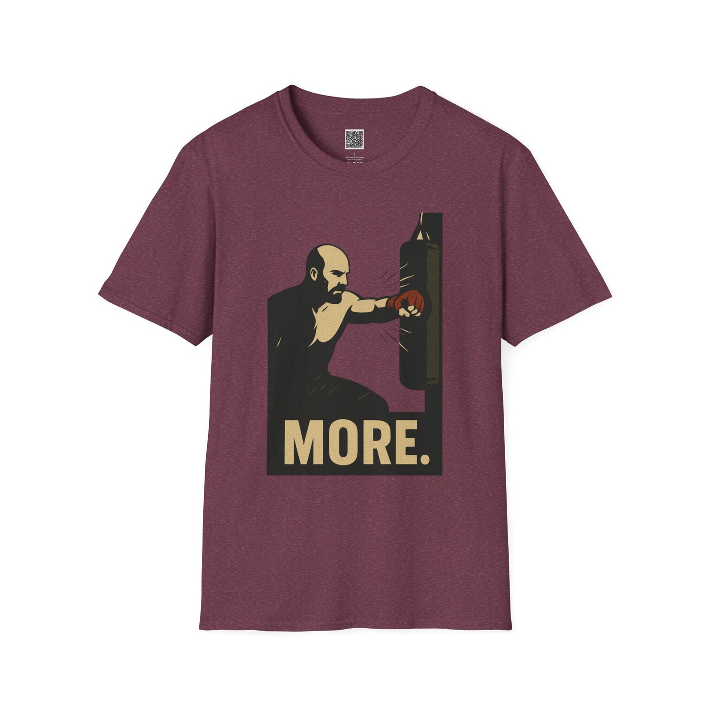 "More, Jab Through Shadows" - Motivational Fitness T-Shirt, Gym Apparel, Workout Gear, Unisex Exercise Top, Gift for Athletes, Sports Enthusiasts, More Inspiration