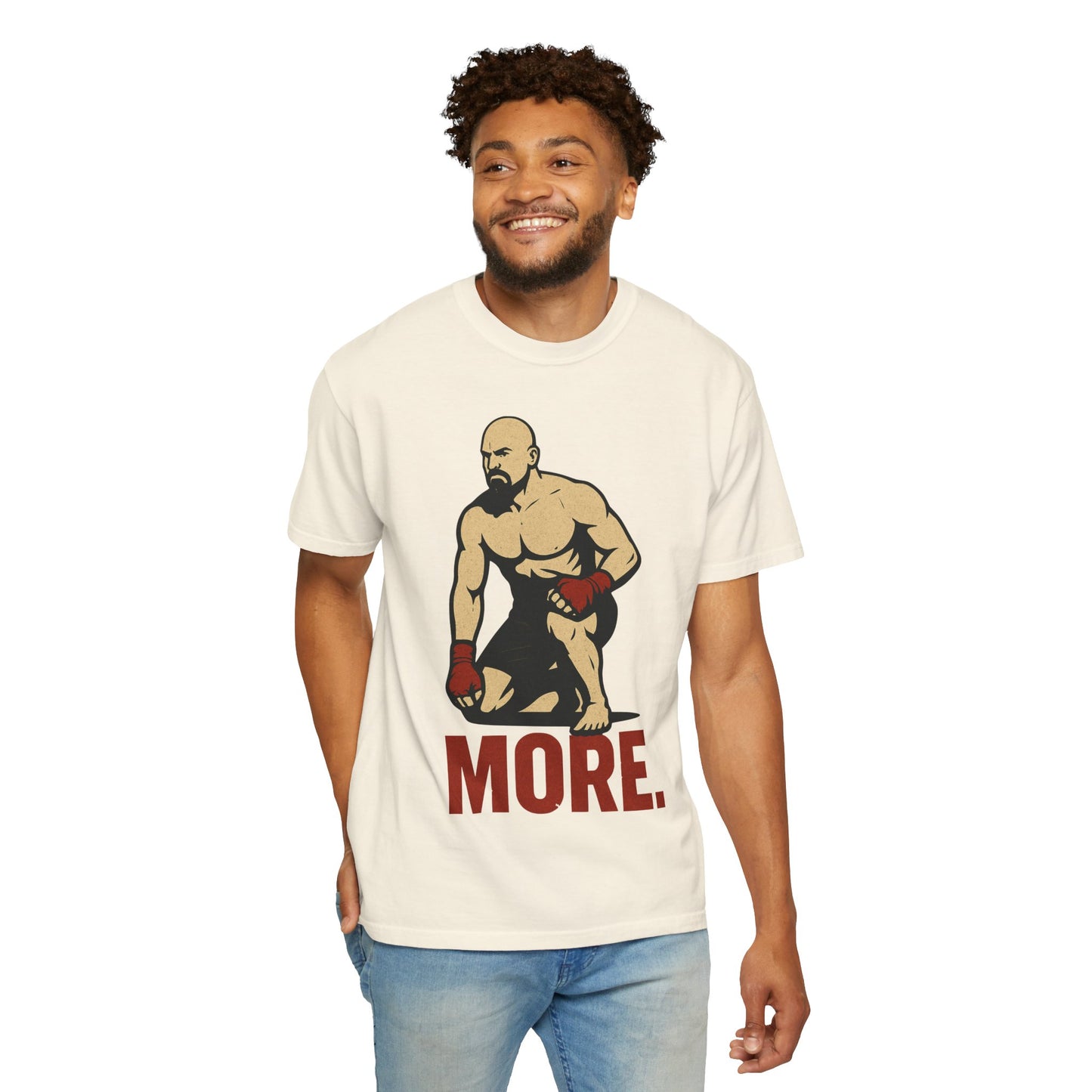 Motivational Fitness T-Shirt with 'MORE - Rising.' Design, Unisex Workout Apparel, Gym Shirt, Gift for Athletes & Fitness Lovers