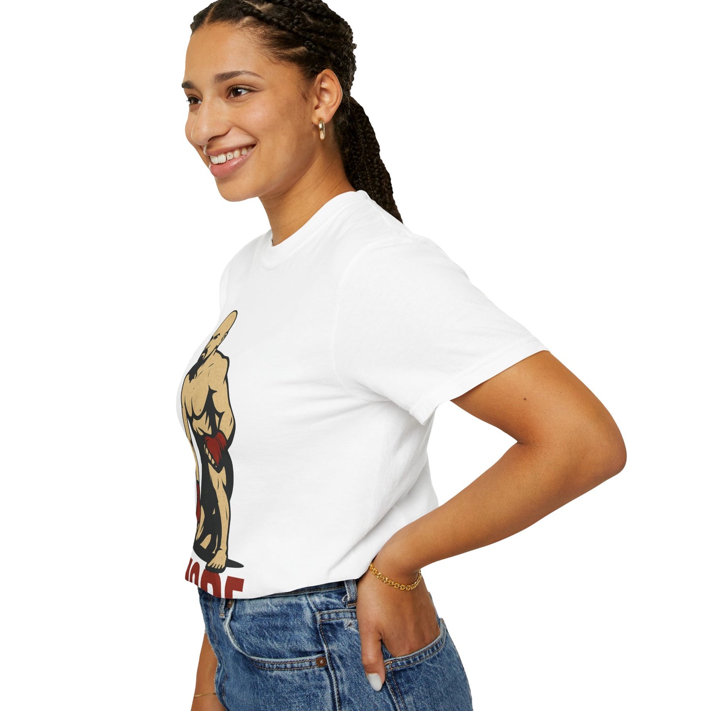 Motivational Fitness T-Shirt with 'MORE - Rising.' Design, Unisex Workout Apparel, Gym Shirt, Gift for Athletes & Fitness Lovers