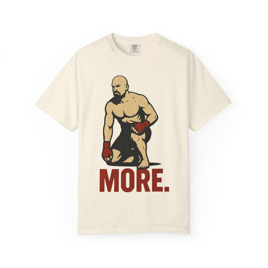 Motivational Fitness T-Shirt with 'MORE - Rising.' Design, Unisex Workout Apparel, Gym Shirt, Gift for Athletes & Fitness Lovers