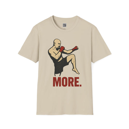 "More, Coiled" - Motivational Fitness T-Shirt, Workout Tee, Athletic Shirt, Gym Apparel, Gift for Fitness Enthusiasts