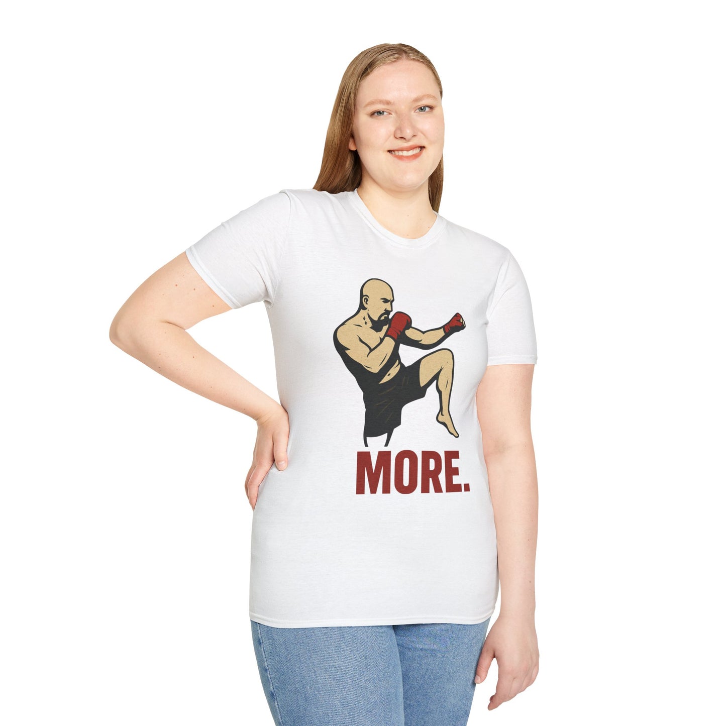 "More, Coiled" - Motivational Fitness T-Shirt, Workout Tee, Athletic Shirt, Gym Apparel, Gift for Fitness Enthusiasts