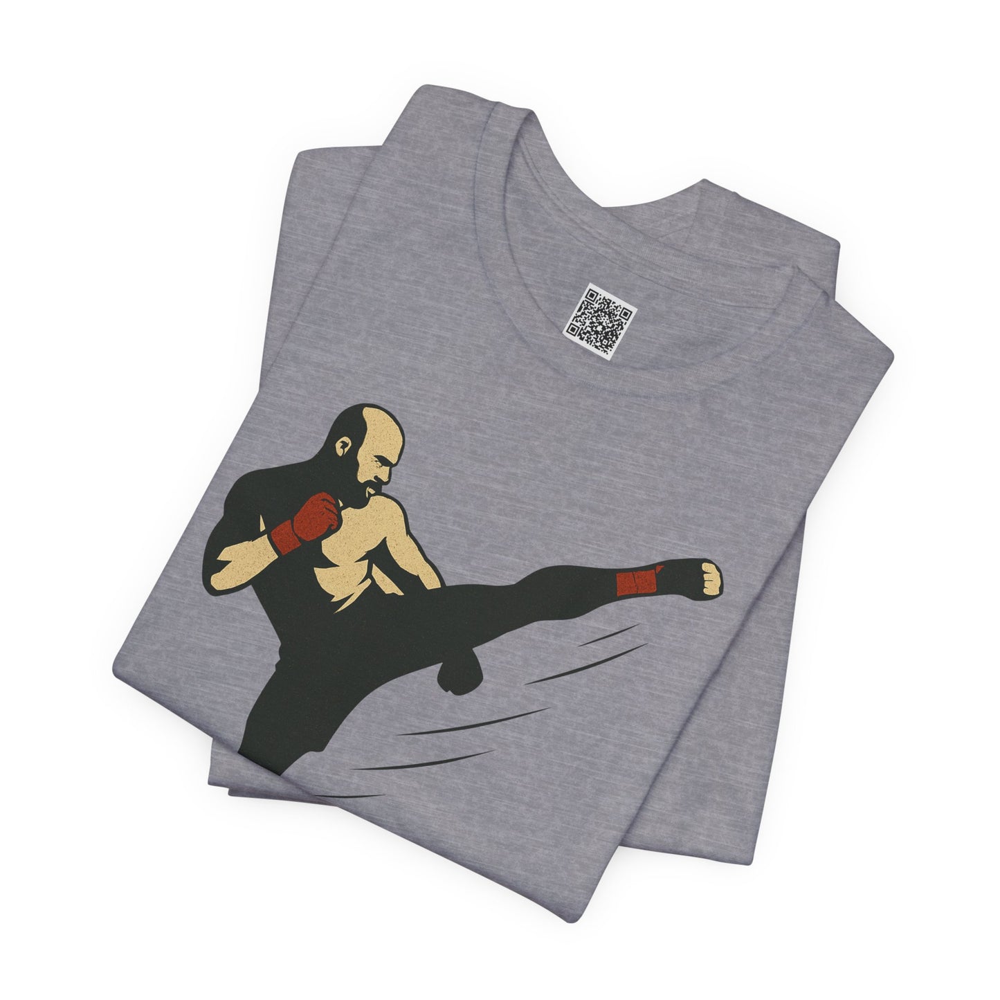 "More, Sidekick" - Motivational Kickboxing Tee - Unisex Short Sleeve Shirt, Fitness Apparel, Workout Gear, Gift for Athletes, Inspirational Clothing