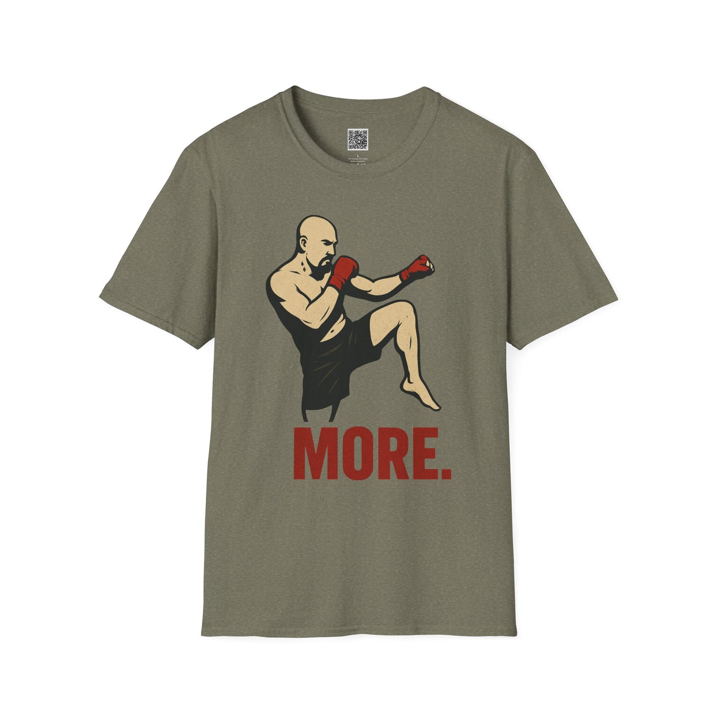 "More, Coiled" - Motivational Fitness T-Shirt, Workout Tee, Athletic Shirt, Gym Apparel, Gift for Fitness Enthusiasts