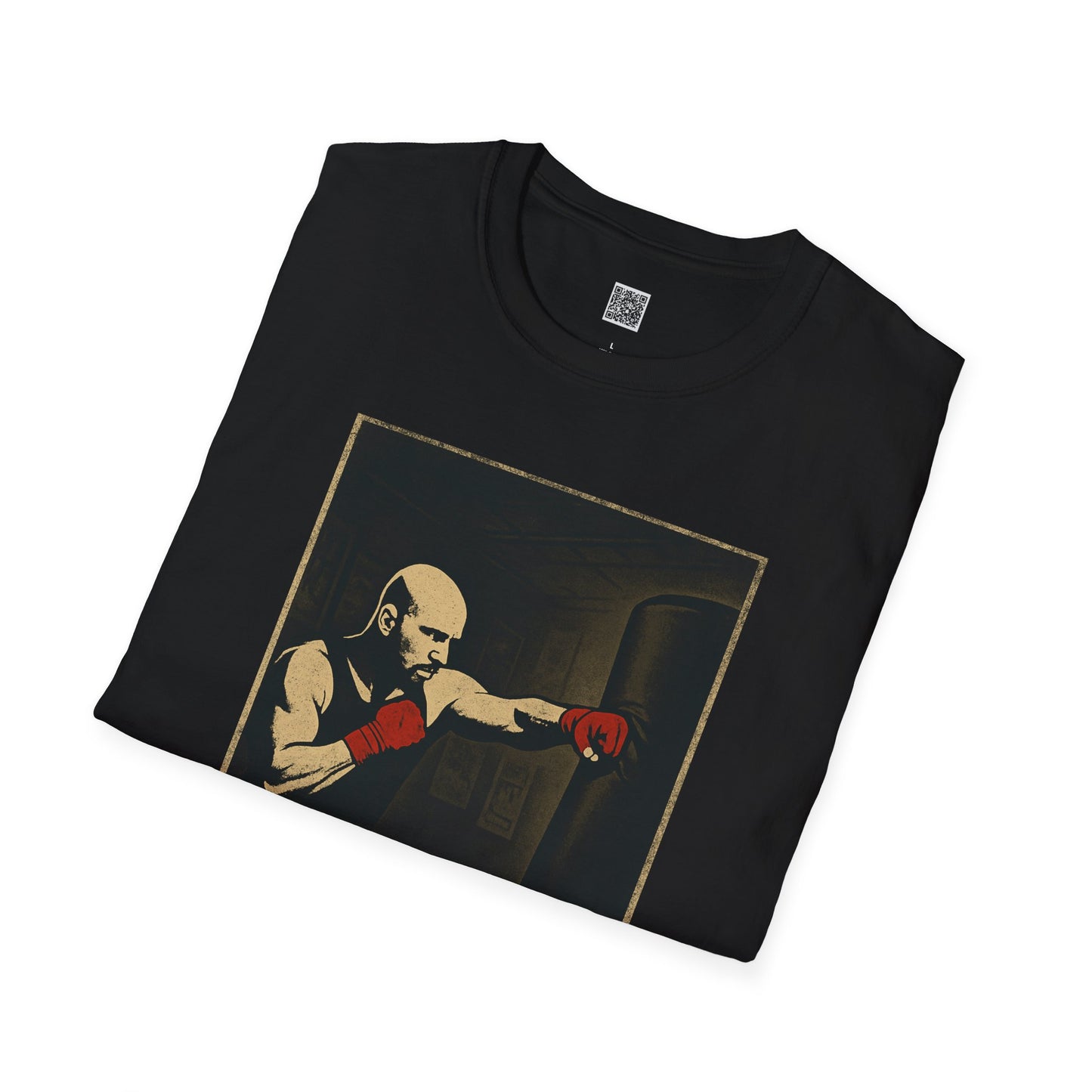 Motivational Unisex Softstyle T-Shirt - 'Discipline Hits Different' - with a Jab