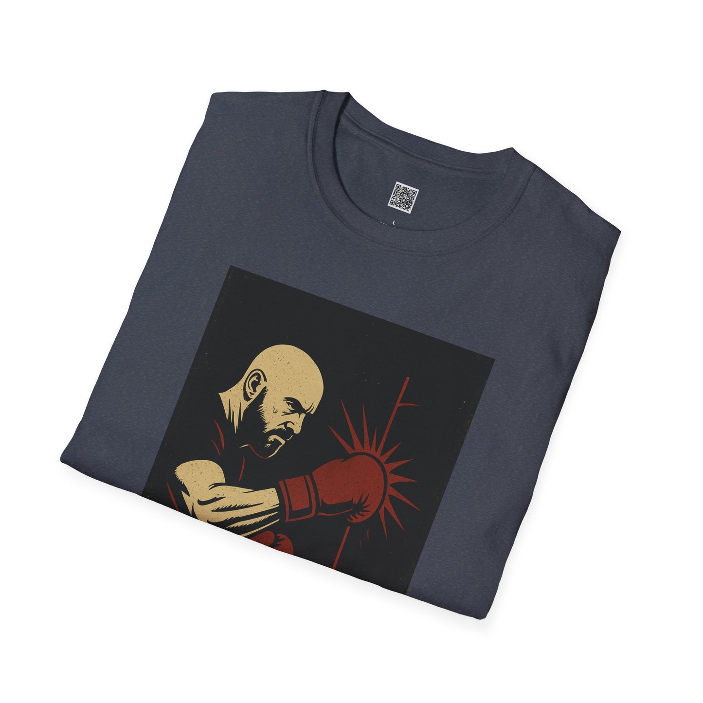 Motivational Unisex Softstyle T-Shirt - 'Discipline Hits Different' - with a Right Hook