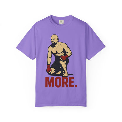 Motivational Fitness T-Shirt with 'MORE - Rising.' Design, Unisex Workout Apparel, Gym Shirt, Gift for Athletes & Fitness Lovers
