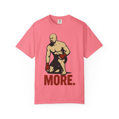Motivational Fitness T-Shirt with 'MORE - Rising.' Design, Unisex Workout Apparel, Gym Shirt, Gift for Athletes & Fitness Lovers