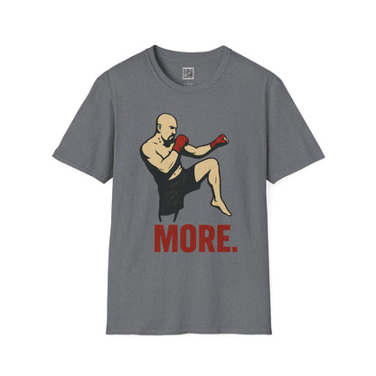 "More, Coiled" - Motivational Fitness T-Shirt, Workout Tee, Athletic Shirt, Gym Apparel, Gift for Fitness Enthusiasts