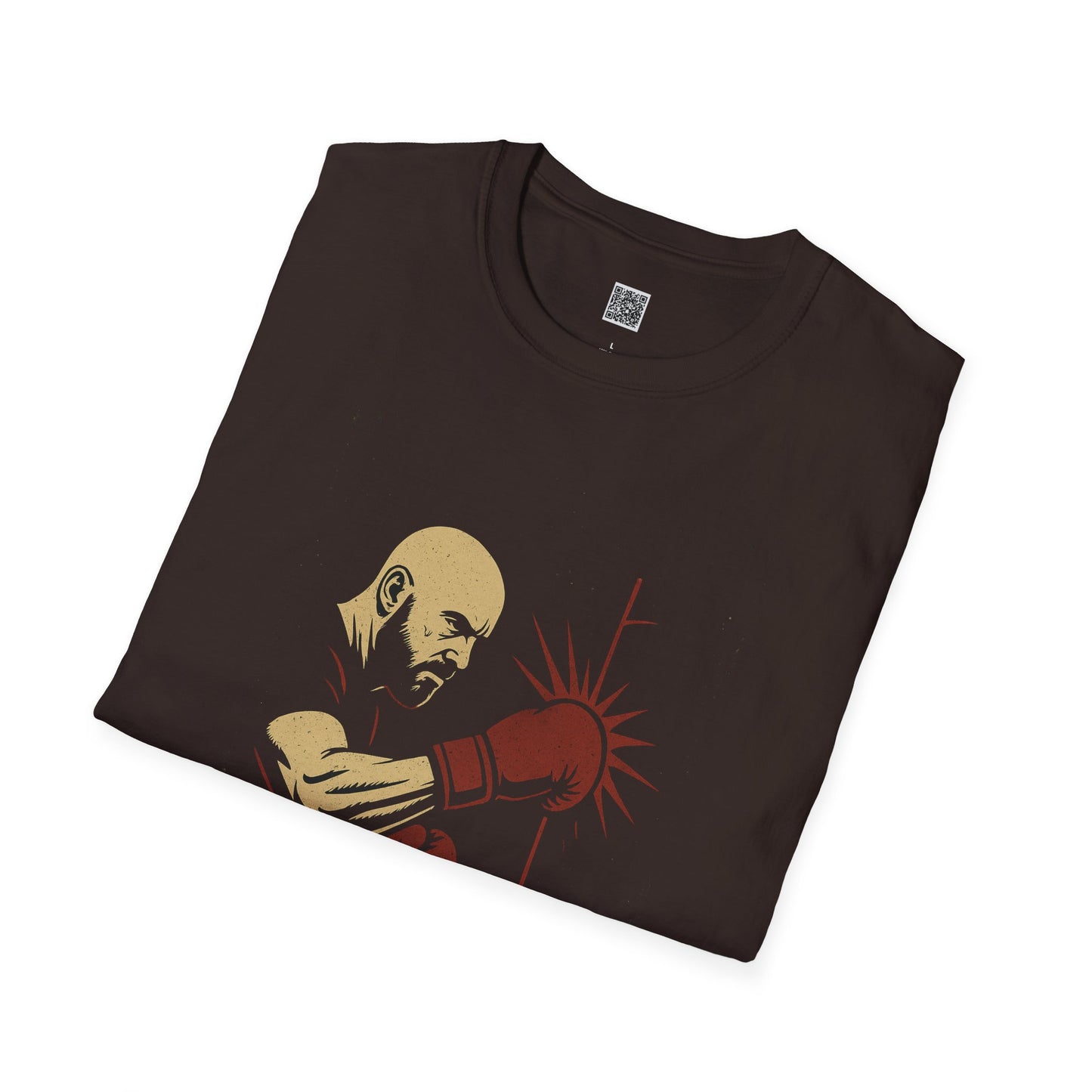 Motivational Unisex Softstyle T-Shirt - 'Discipline Hits Different' - with a Right Hook