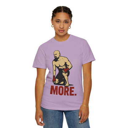 Motivational Fitness T-Shirt with 'MORE - Rising.' Design, Unisex Workout Apparel, Gym Shirt, Gift for Athletes & Fitness Lovers