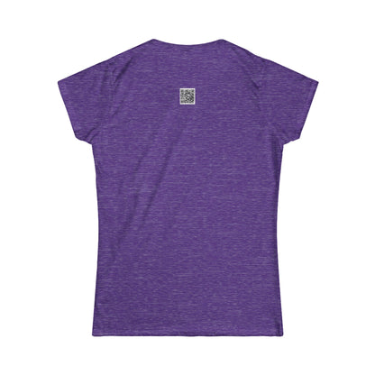 "More. With a Cross." Empowering Women's Softstyle Tee - Motivational Fitness Apparel, Boxing Inspiration, Workout Top, Gift for Her, Activewear