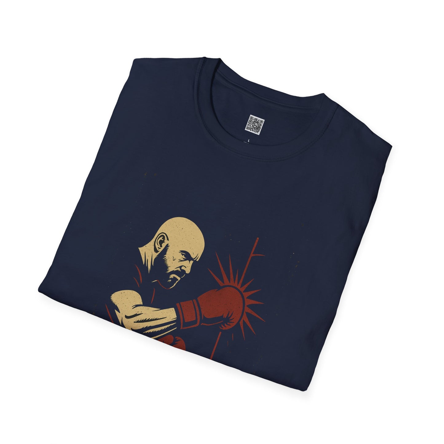 Motivational Unisex Softstyle T-Shirt - 'Discipline Hits Different' - with a Right Hook