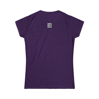 "More. With a Cross." Empowering Women's Softstyle Tee - Motivational Fitness Apparel, Boxing Inspiration, Workout Top, Gift for Her, Activewear