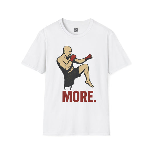 "More, Coiled" - Motivational Fitness T-Shirt, Workout Tee, Athletic Shirt, Gym Apparel, Gift for Fitness Enthusiasts