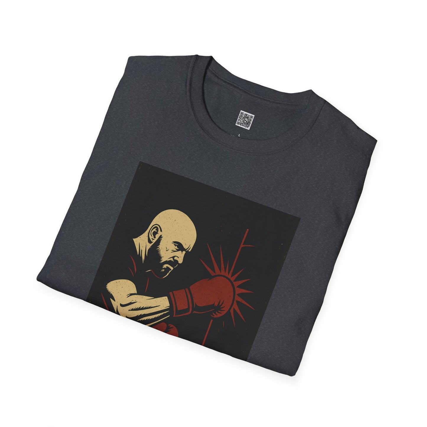Motivational Unisex Softstyle T-Shirt - 'Discipline Hits Different' - with a Right Hook