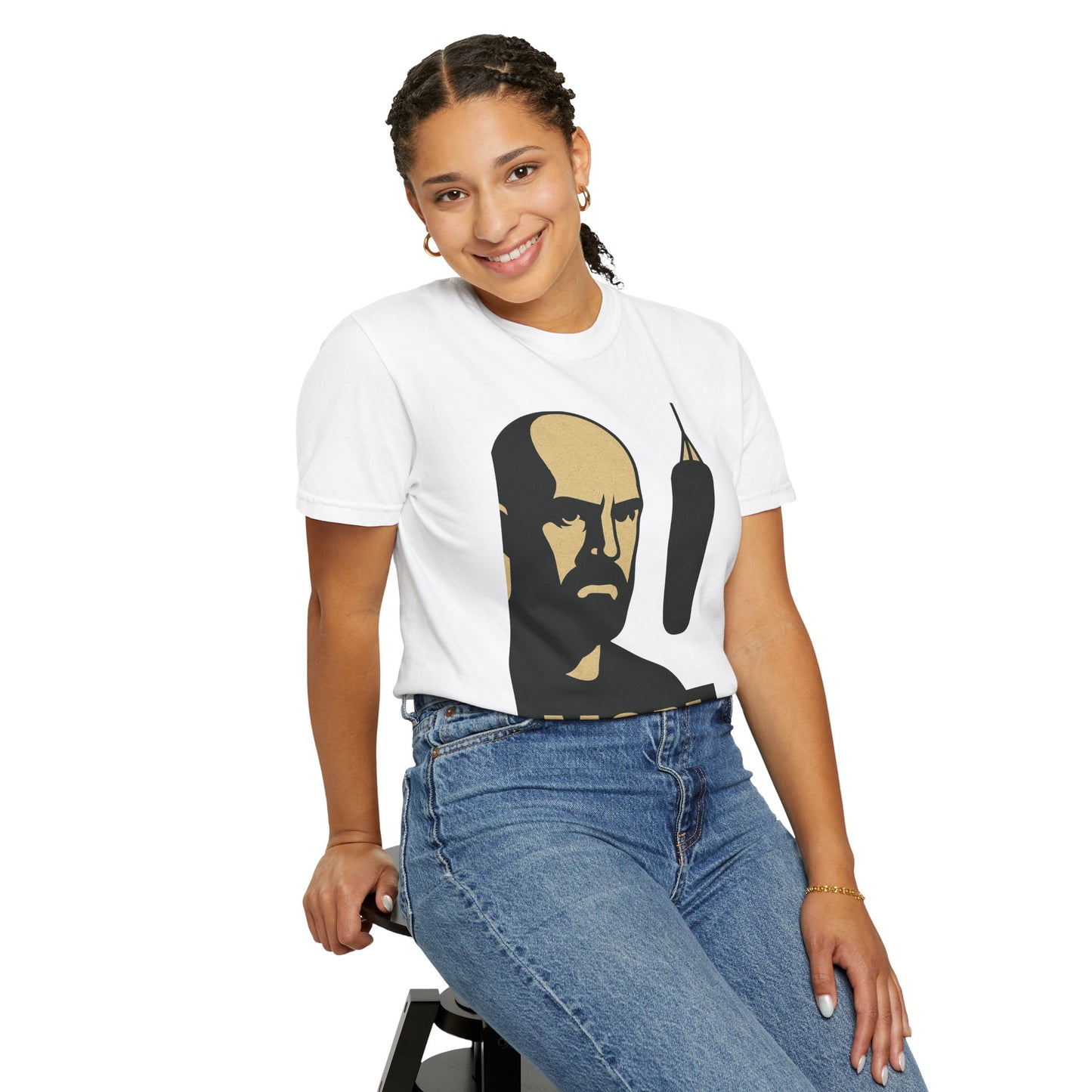 "More. Shadow Stare" - Motivational Gym T-Shirt, Fitness Apparel, Workout Clothing, Gift for Him, Unisex Activewear, Sportswear