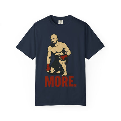 Motivational Fitness T-Shirt with 'MORE - Rising.' Design, Unisex Workout Apparel, Gym Shirt, Gift for Athletes & Fitness Lovers