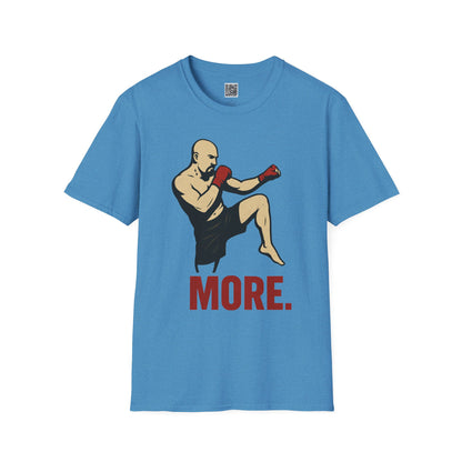 "More, Coiled" - Motivational Fitness T-Shirt, Workout Tee, Athletic Shirt, Gym Apparel, Gift for Fitness Enthusiasts