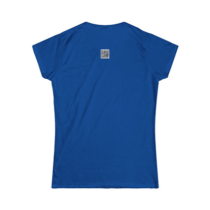 "More. With a Cross." Empowering Women's Softstyle Tee - Motivational Fitness Apparel, Boxing Inspiration, Workout Top, Gift for Her, Activewear