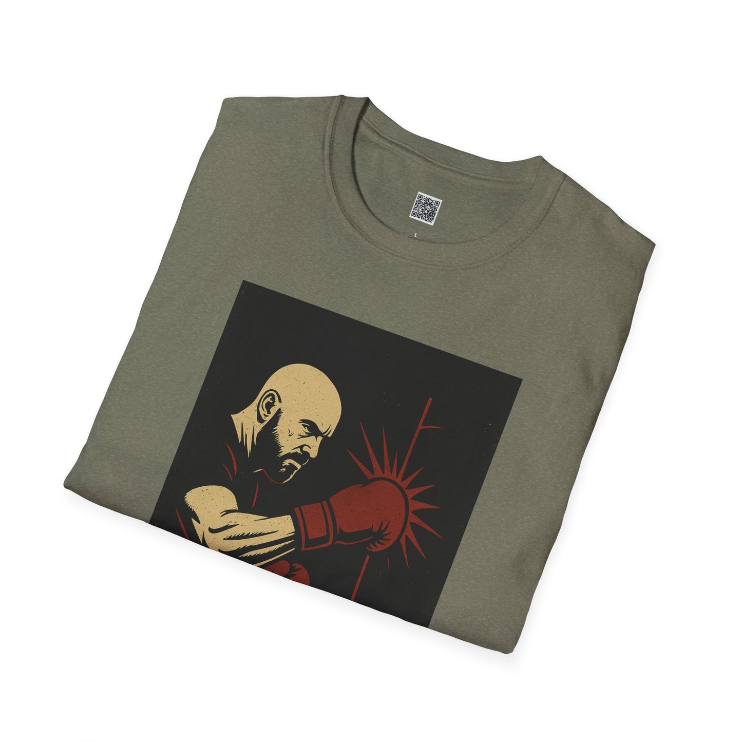 Motivational Unisex Softstyle T-Shirt - 'Discipline Hits Different' - with a Right Hook