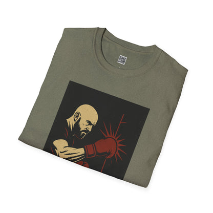 Motivational Unisex Softstyle T-Shirt - 'Discipline Hits Different' - with a Right Hook