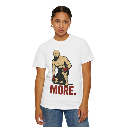 Motivational Fitness T-Shirt with 'MORE - Rising.' Design, Unisex Workout Apparel, Gym Shirt, Gift for Athletes & Fitness Lovers