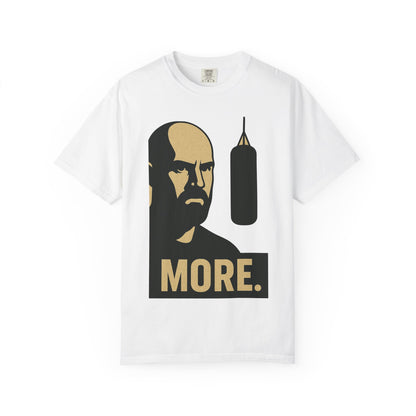 "More. Shadow Stare" - Motivational Gym T-Shirt, Fitness Apparel, Workout Clothing, Gift for Him, Unisex Activewear, Sportswear