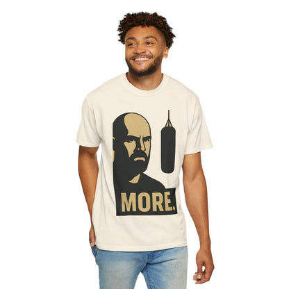 "More. Shadow Stare" - Motivational Gym T-Shirt, Fitness Apparel, Workout Clothing, Gift for Him, Unisex Activewear, Sportswear