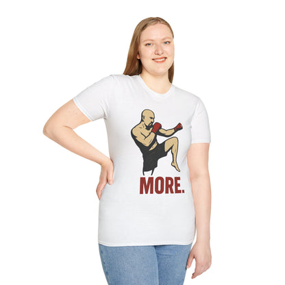 "More, Coiled" - Motivational Fitness T-Shirt, Workout Tee, Athletic Shirt, Gym Apparel, Gift for Fitness Enthusiasts