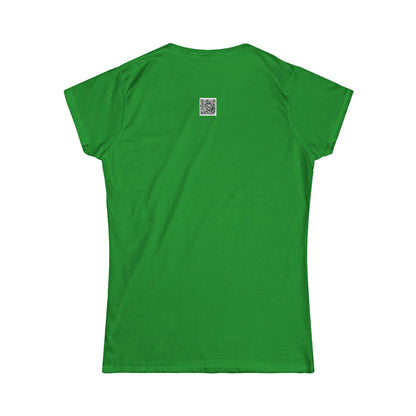 "More. With a Cross." Empowering Women's Softstyle Tee - Motivational Fitness Apparel, Boxing Inspiration, Workout Top, Gift for Her, Activewear