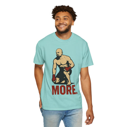 Motivational Fitness T-Shirt with 'MORE - Rising.' Design, Unisex Workout Apparel, Gym Shirt, Gift for Athletes & Fitness Lovers
