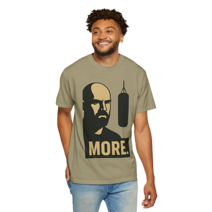 "More. Shadow Stare" - Motivational Gym T-Shirt, Fitness Apparel, Workout Clothing, Gift for Him, Unisex Activewear, Sportswear