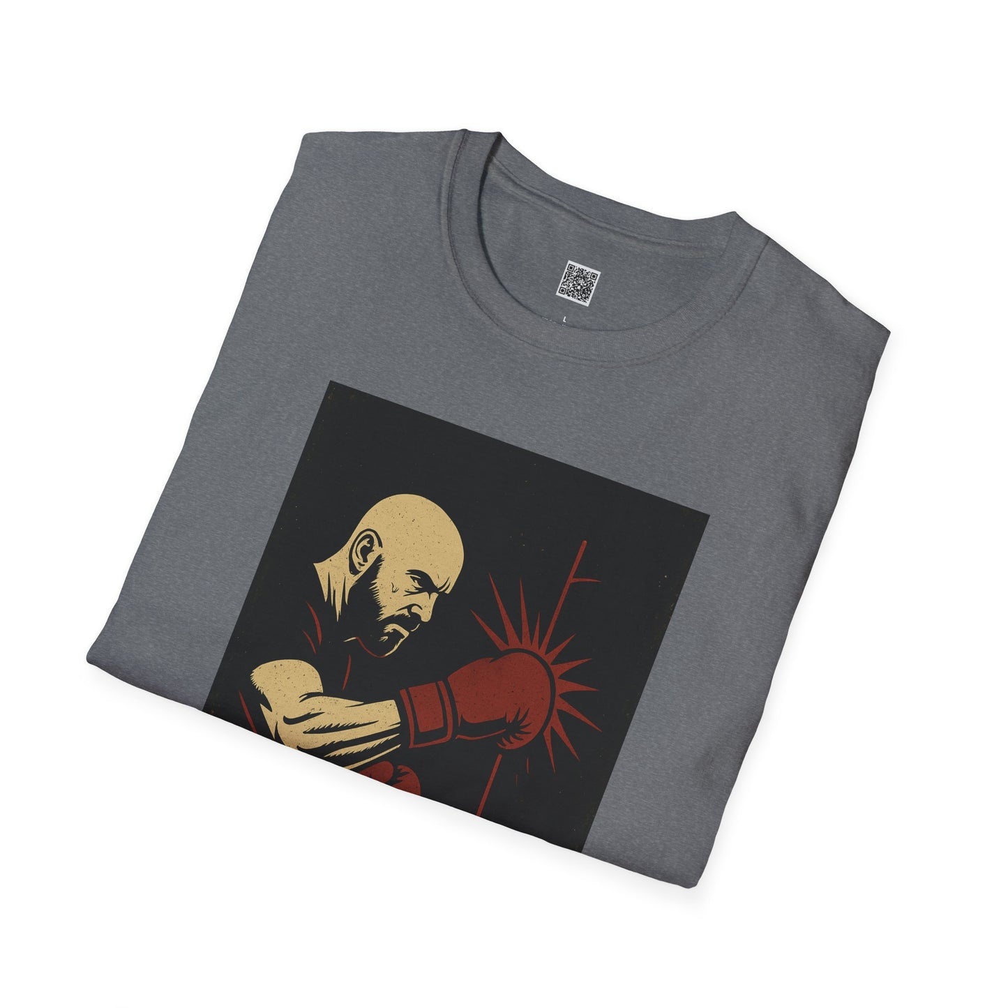 Motivational Unisex Softstyle T-Shirt - 'Discipline Hits Different' - with a Right Hook