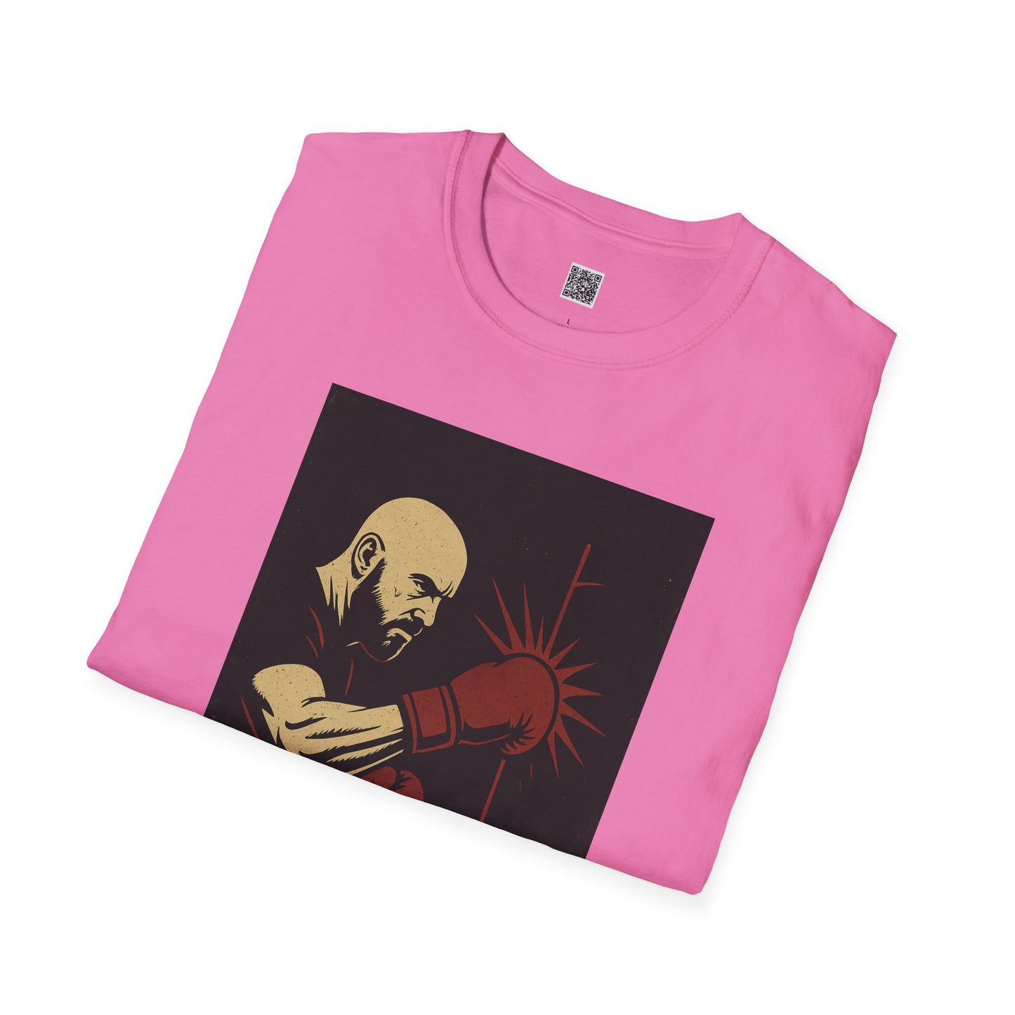 Motivational Unisex Softstyle T-Shirt - 'Discipline Hits Different' - with a Right Hook