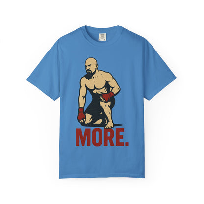 Motivational Fitness T-Shirt with 'MORE - Rising.' Design, Unisex Workout Apparel, Gym Shirt, Gift for Athletes & Fitness Lovers