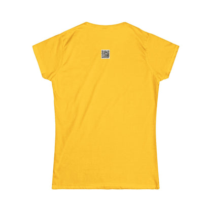 "More. With a Cross." Empowering Women's Softstyle Tee - Motivational Fitness Apparel, Boxing Inspiration, Workout Top, Gift for Her, Activewear