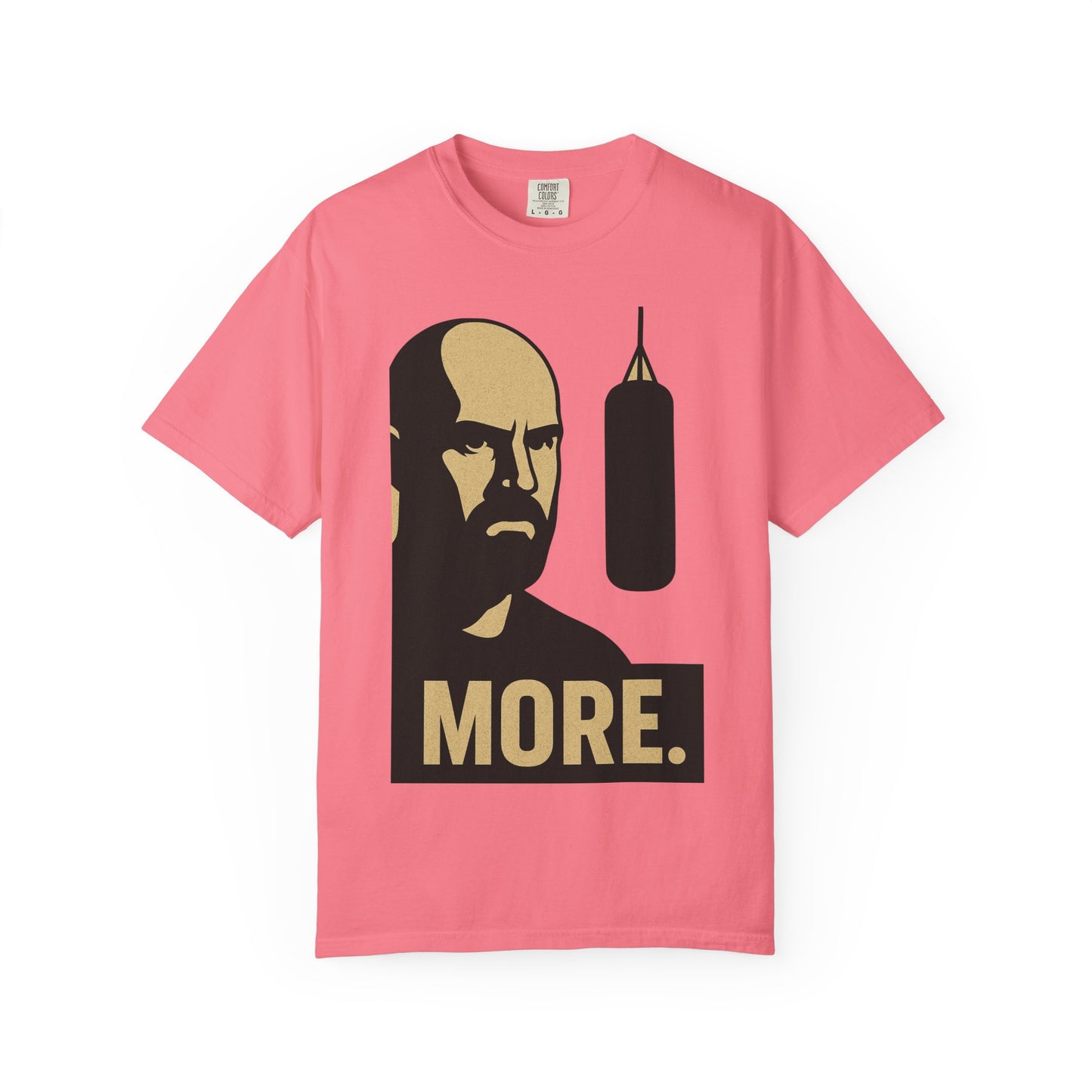 "More. Shadow Stare" - Motivational Gym T-Shirt, Fitness Apparel, Workout Clothing, Gift for Him, Unisex Activewear, Sportswear