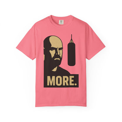 "More. Shadow Stare" - Motivational Gym T-Shirt, Fitness Apparel, Workout Clothing, Gift for Him, Unisex Activewear, Sportswear