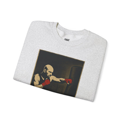 Motivational Sweatshirt - Discipline Hits Different - Unisex Crewneck - Fitness Gift - Workout Apparel - Casual Sport Style - Gym Wear