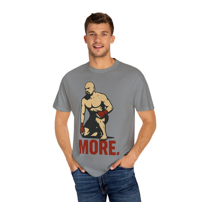 Motivational Fitness T-Shirt with 'MORE - Rising.' Design, Unisex Workout Apparel, Gym Shirt, Gift for Athletes & Fitness Lovers