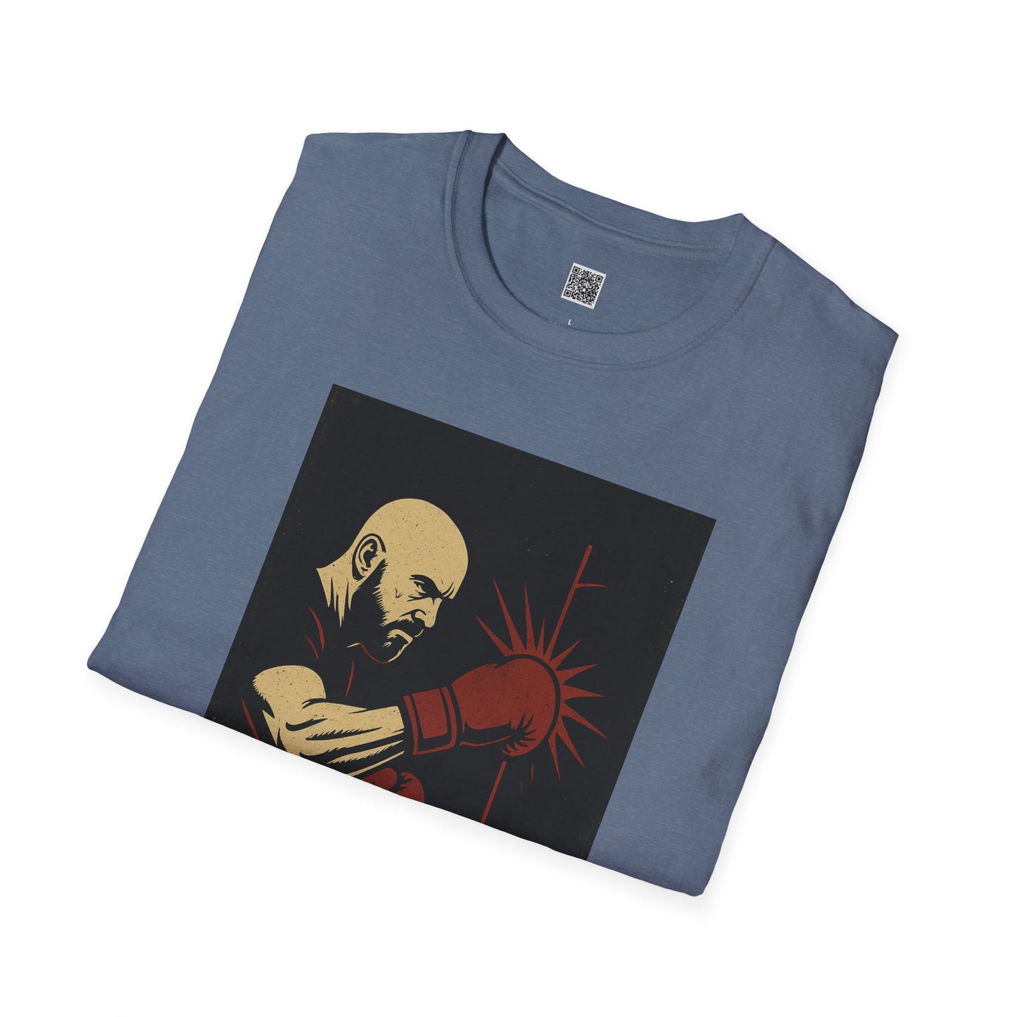 Motivational Unisex Softstyle T-Shirt - 'Discipline Hits Different' - with a Right Hook