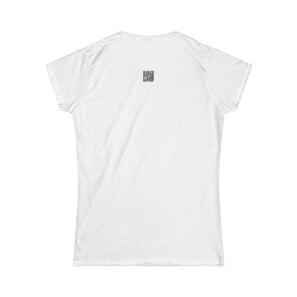 "More. With a Cross." Empowering Women's Softstyle Tee - Motivational Fitness Apparel, Boxing Inspiration, Workout Top, Gift for Her, Activewear