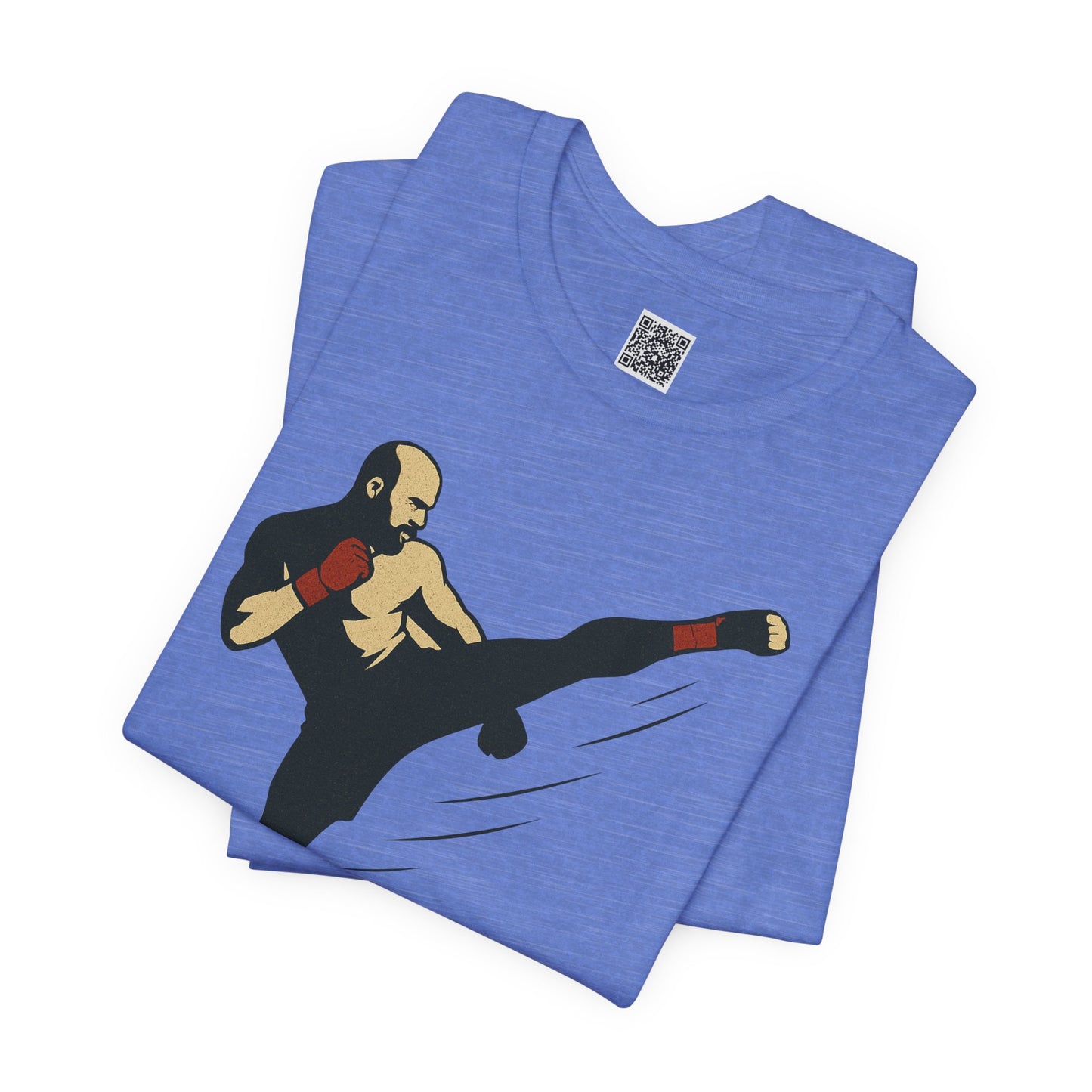 "More, Sidekick" - Motivational Kickboxing Tee - Unisex Short Sleeve Shirt, Fitness Apparel, Workout Gear, Gift for Athletes, Inspirational Clothing